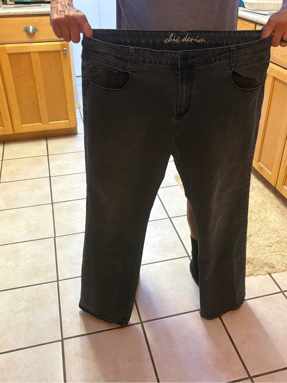 City Chic Dark Grey Jeans